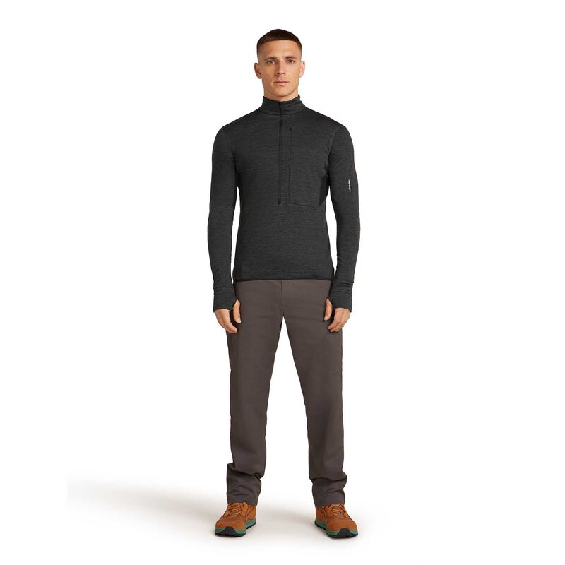 Icebreaker M Merino Blend 200 RealFleece Descender LS Half Zip image number 3